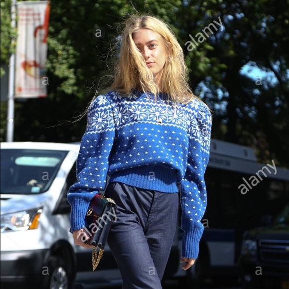 Tory Burch Elyse Cardigan Blue Dahlia 